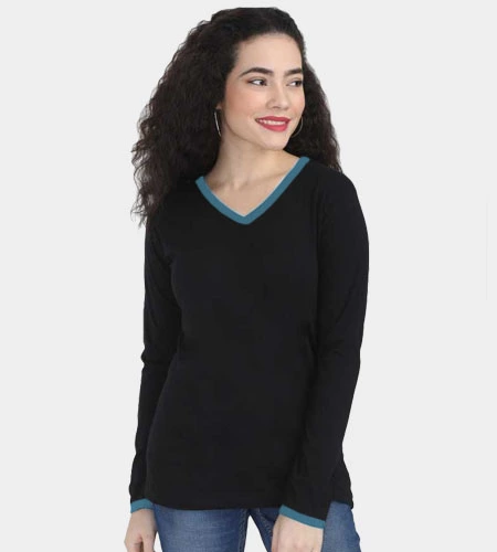 Tailormade Women's V-Neck Full Sleeves