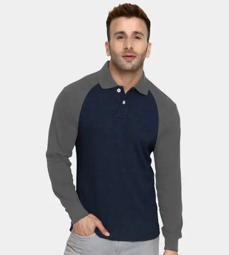 Tailormade Raglan Full Sleeves Polo Shirt