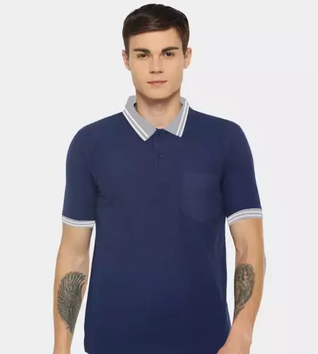 Polo with Pocket and Double Tipping