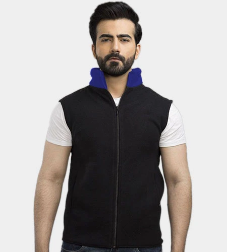 Sleeveless Zipper Jacket